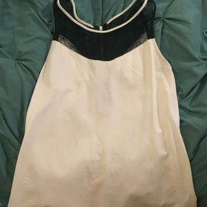 Express Large shirt white and black